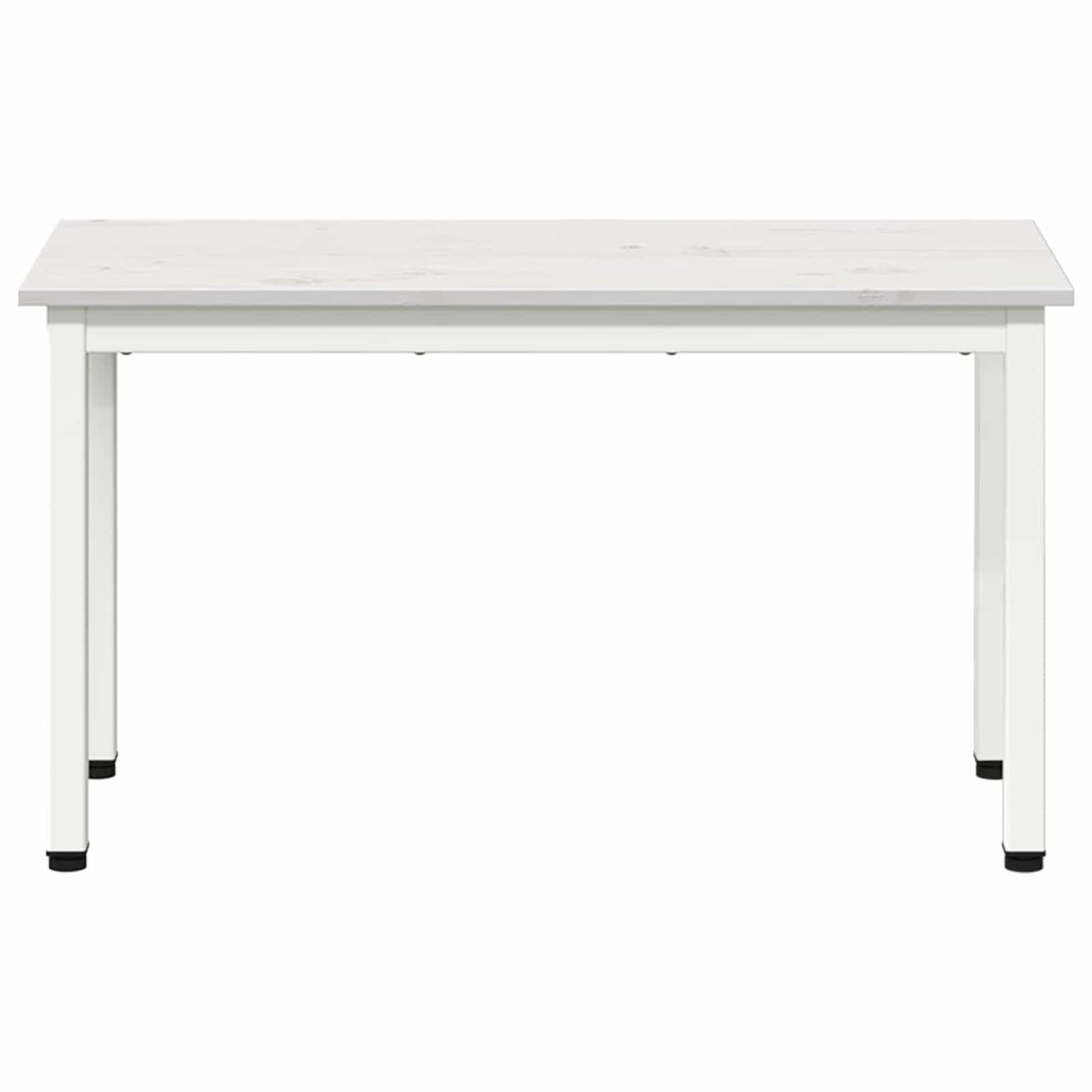 Bench White 80 x 35 x 45 cm Solid Pine Wood