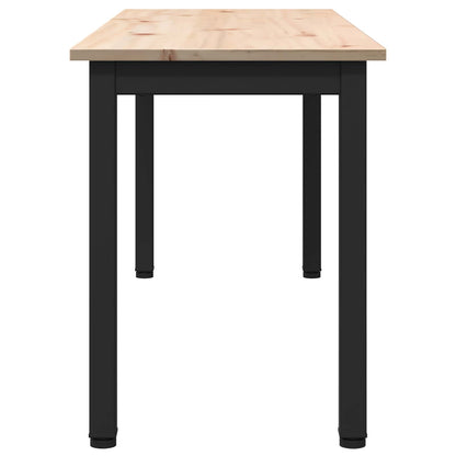 Bench Natural 110 x 35 x 45 cm Solid Pine Wood