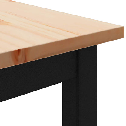 Bench Natural 160 x 35 x 45 cm Solid Pine Wood