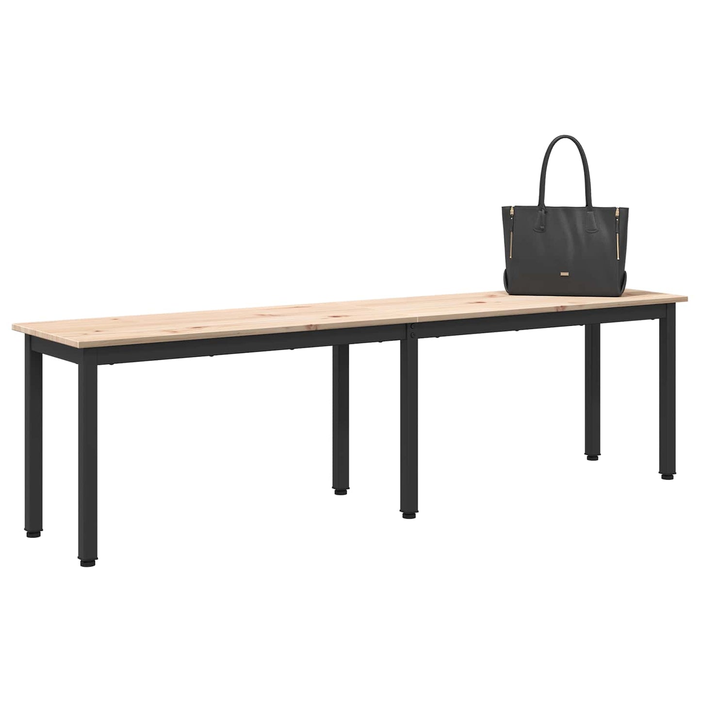 Bench Natural 160 x 35 x 45 cm Solid Pine Wood