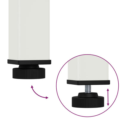 Bench White 200 x 35 x 45 cm Solid Pine Wood