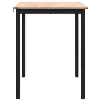 Dining Table Natural 60 x 60 x 75 cm Solid Pine Wood