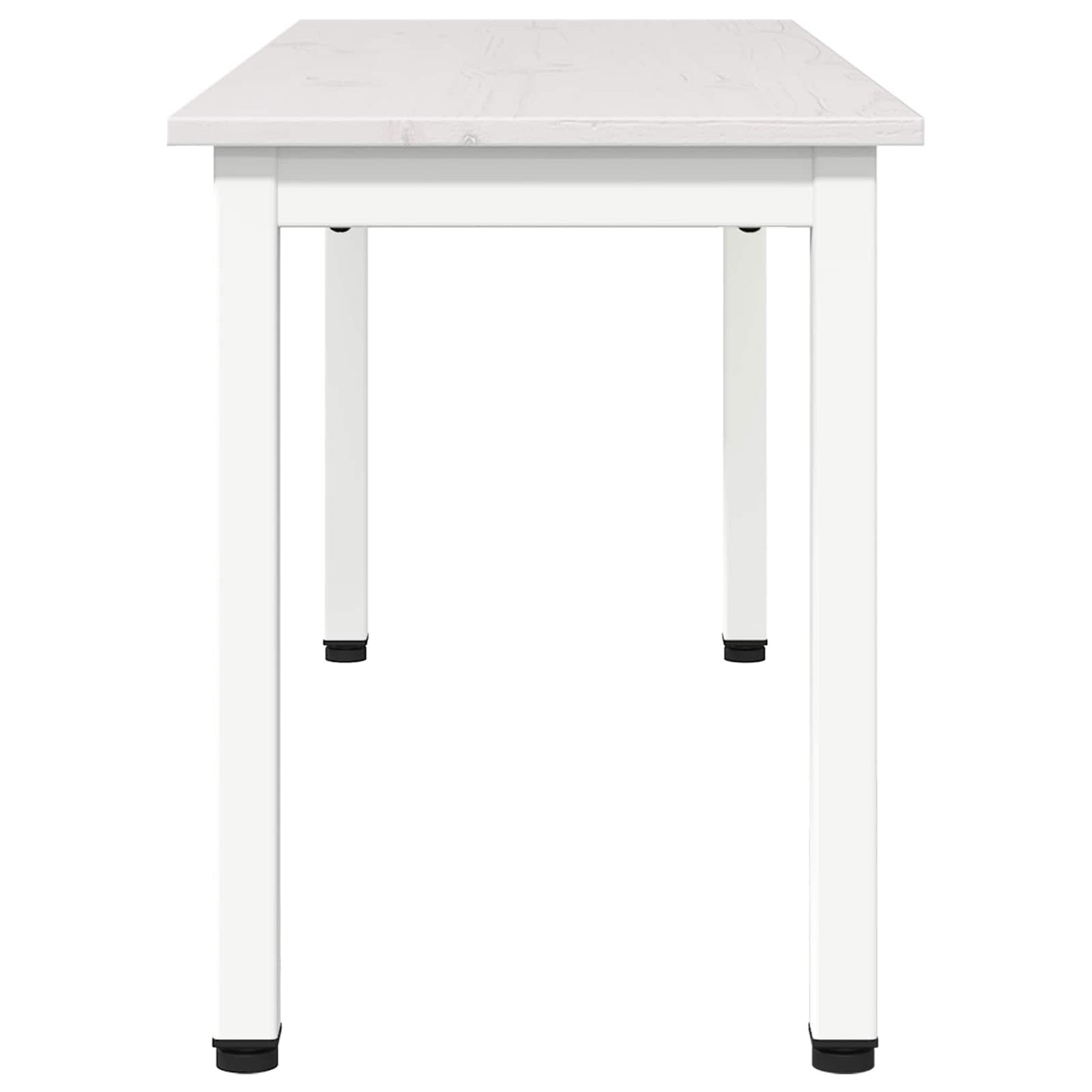 Dining Table White 60 x 60 x 75 cm Solid Pine Wood