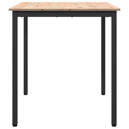 Dining Table Natural 70 x 70 x 75 cm Solid Pine Wood