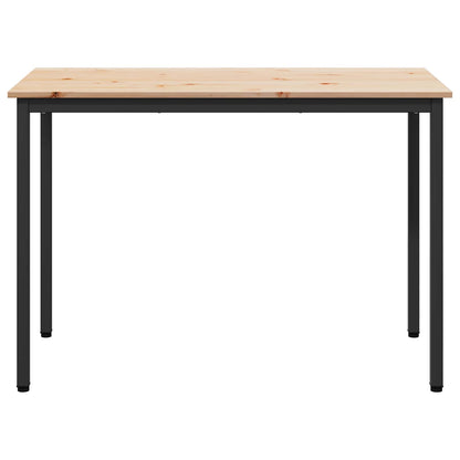 Dining Table Natural 110 x 55 x 75 cm Solid Pine Wood