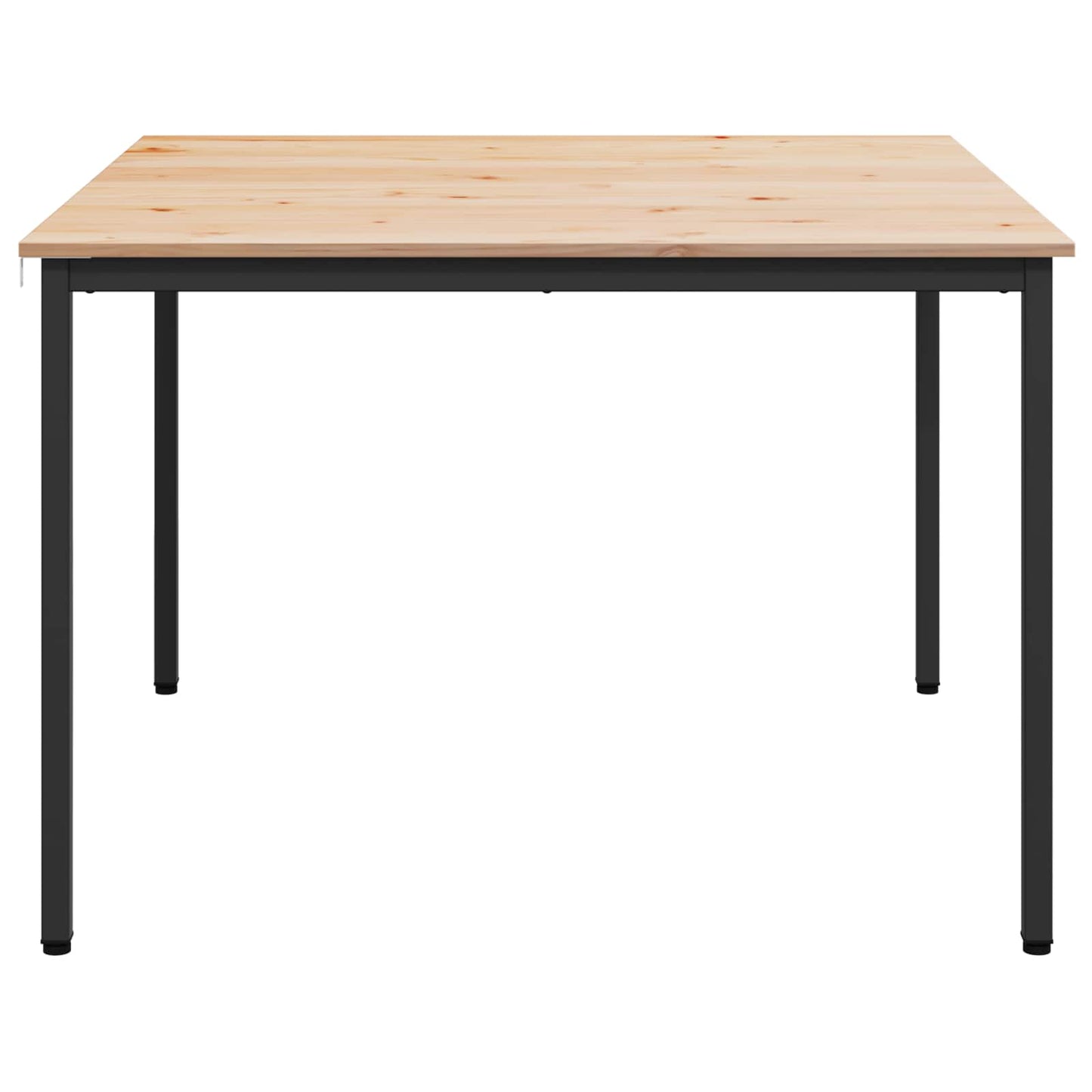 Dining Table Natural 110 x 110 x 75 cm Solid Pine Wood