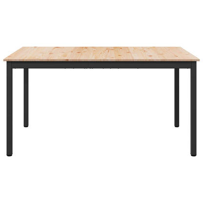 Dining Table Natural 140 x 80 x 75 cm Solid Pine Wood