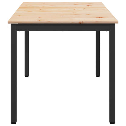 Dining Table Natural 150 x 90 x 75 cm Solid Pine Wood