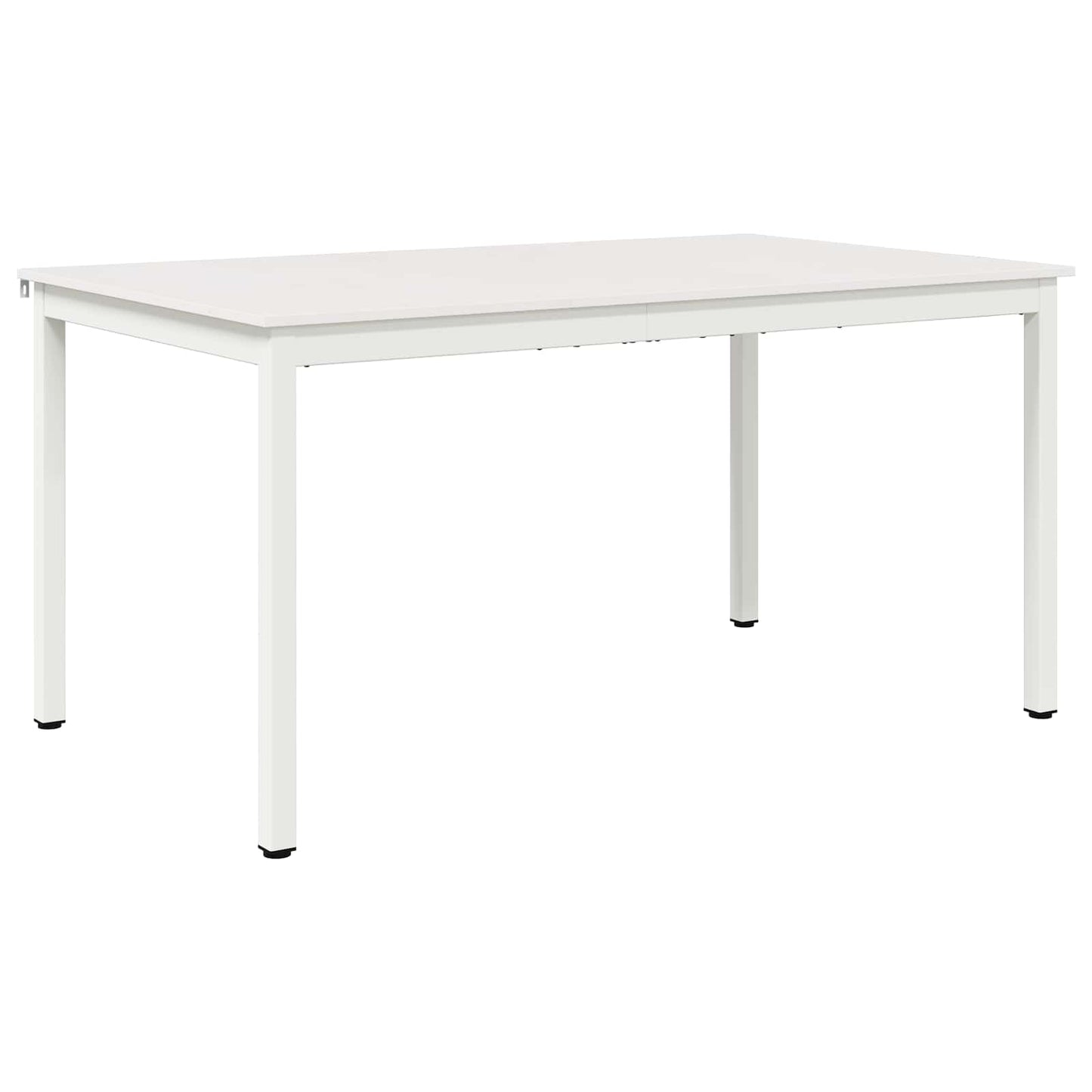 Dining Table White 150 x 90 x 75 cm Solid Pine Wood