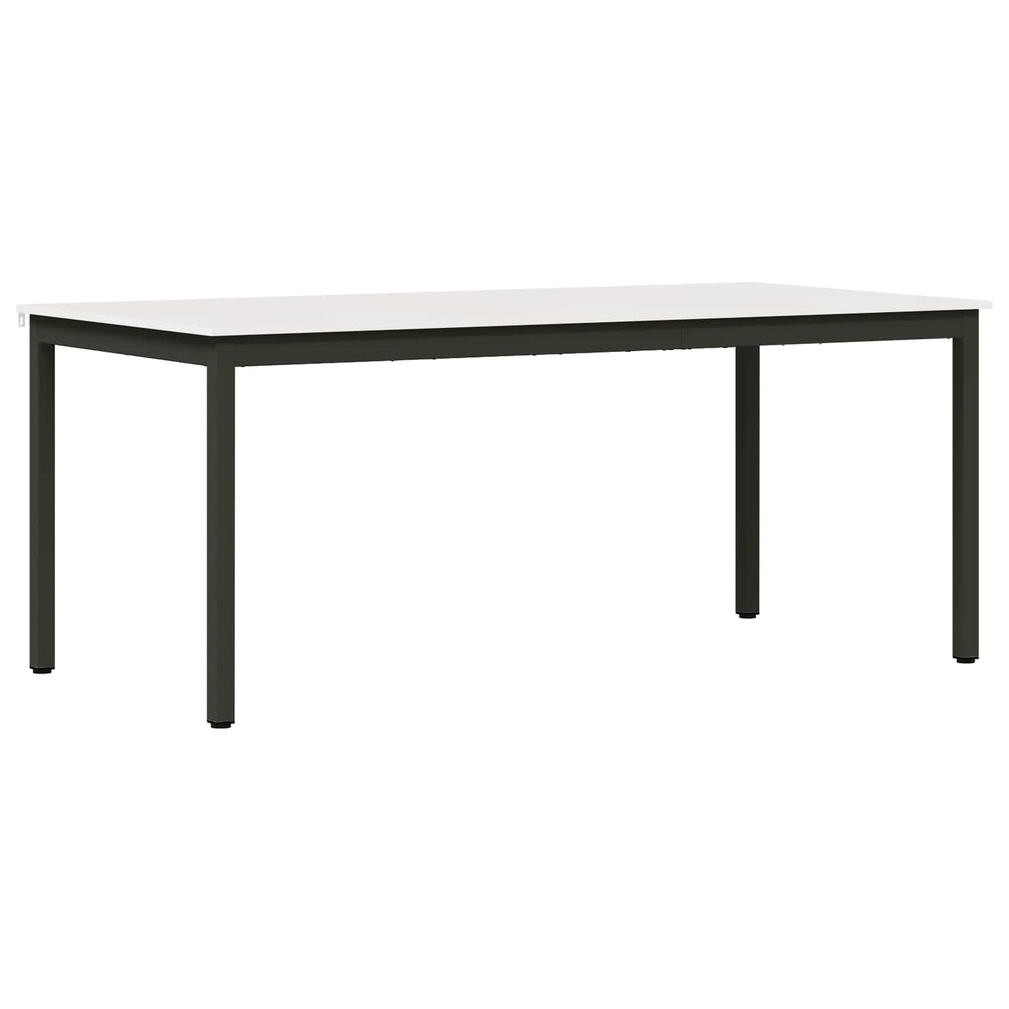 Dining Table White 180 x 90 x 75 cm Solid Pine Wood