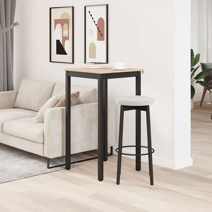 Bar Table Natural 60 x 60 x 105 cm Solid Pine Wood