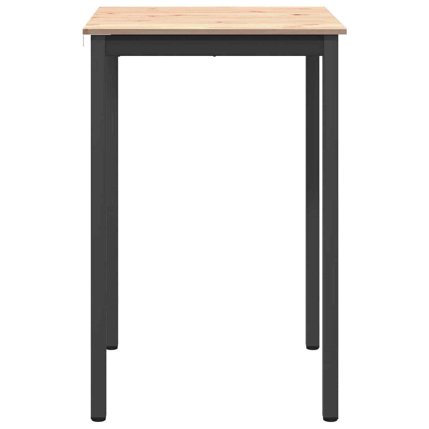 Bar Table Natural 70 x 70 x 105 cm Solid Pine Wood
