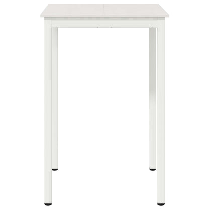 Bar Table White 70 x 70 x 105 cm Solid Pine Wood