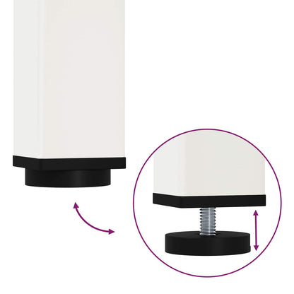 Bar Table White 70 x 70 x 105 cm Solid Pine Wood