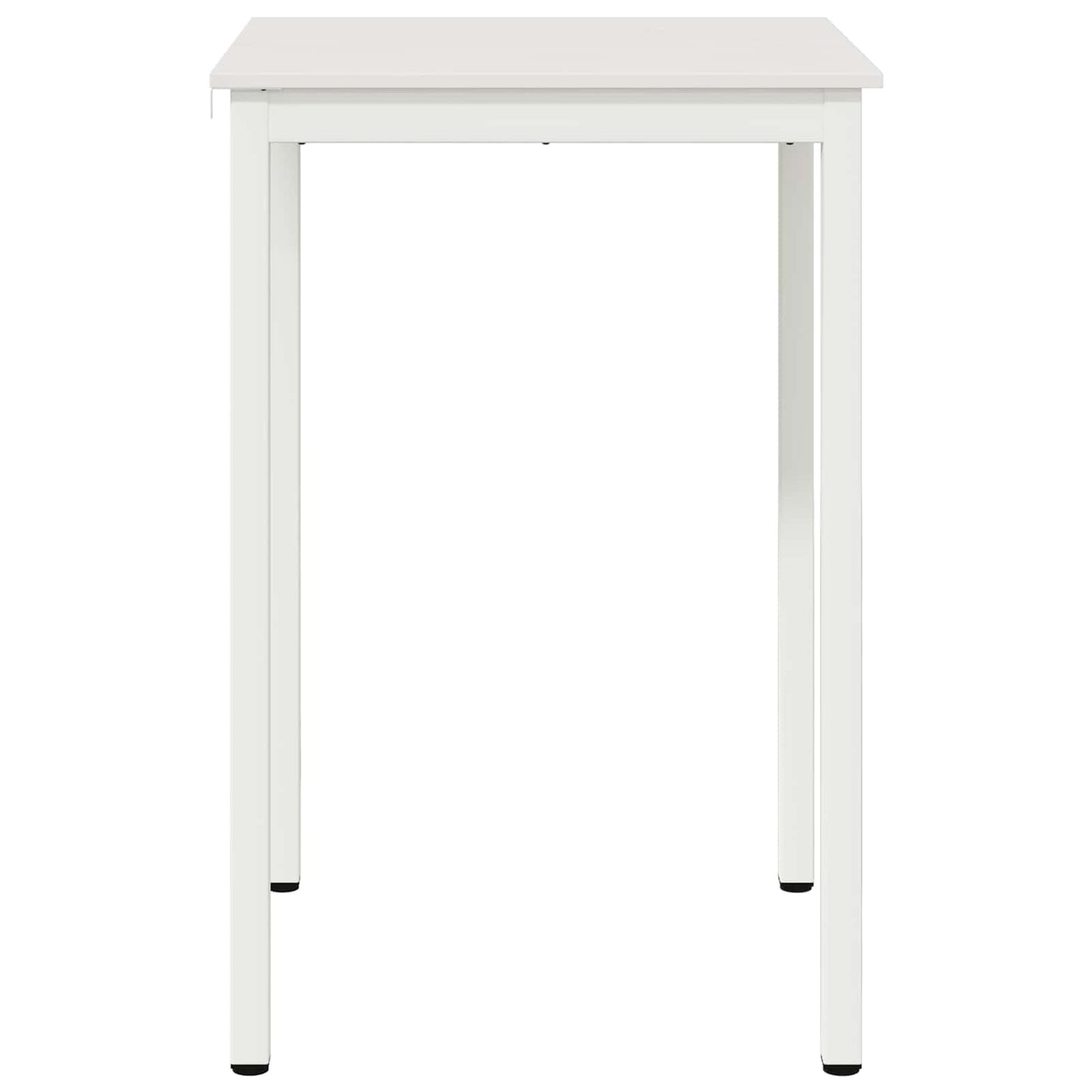 Bar Table White 70 x 70 x 105 cm Solid Pine Wood