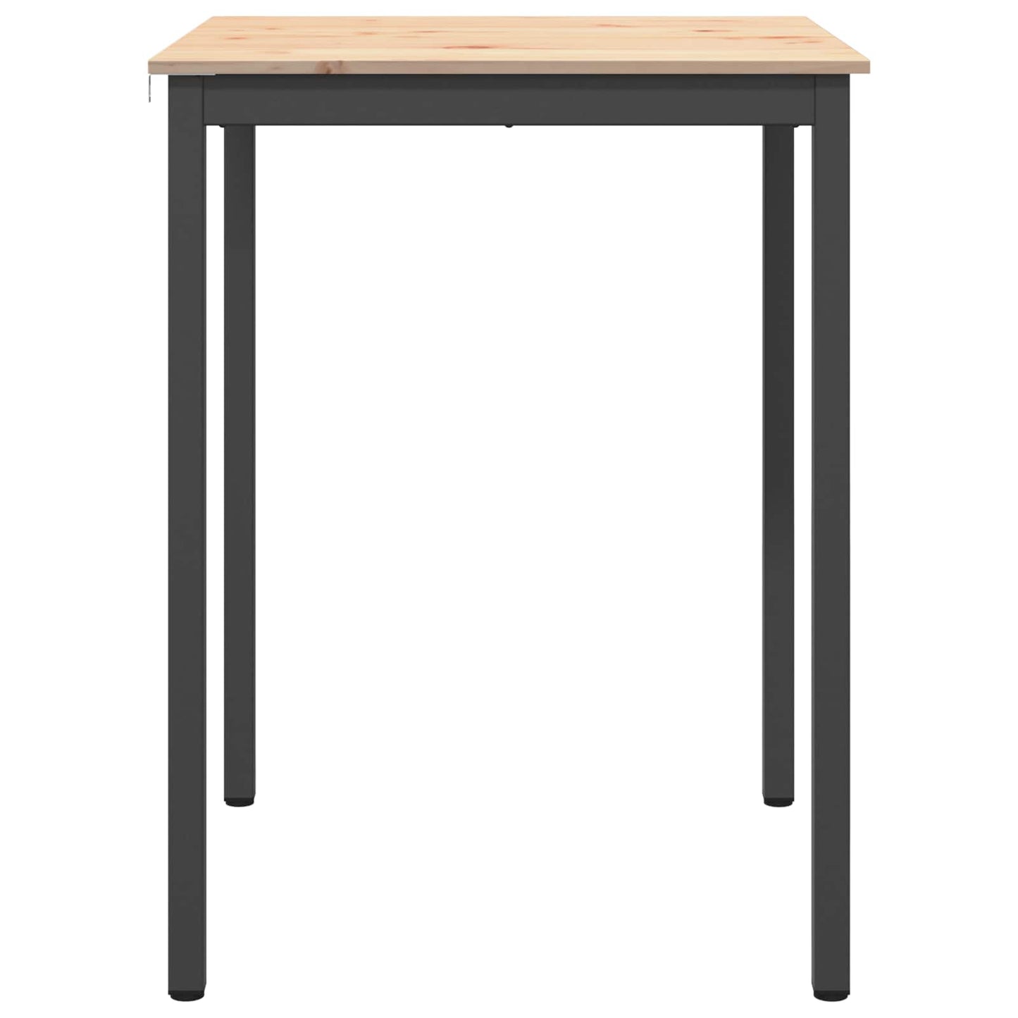 Bar Table Natural 80 x 80 x 105 cm Solid Pine Wood