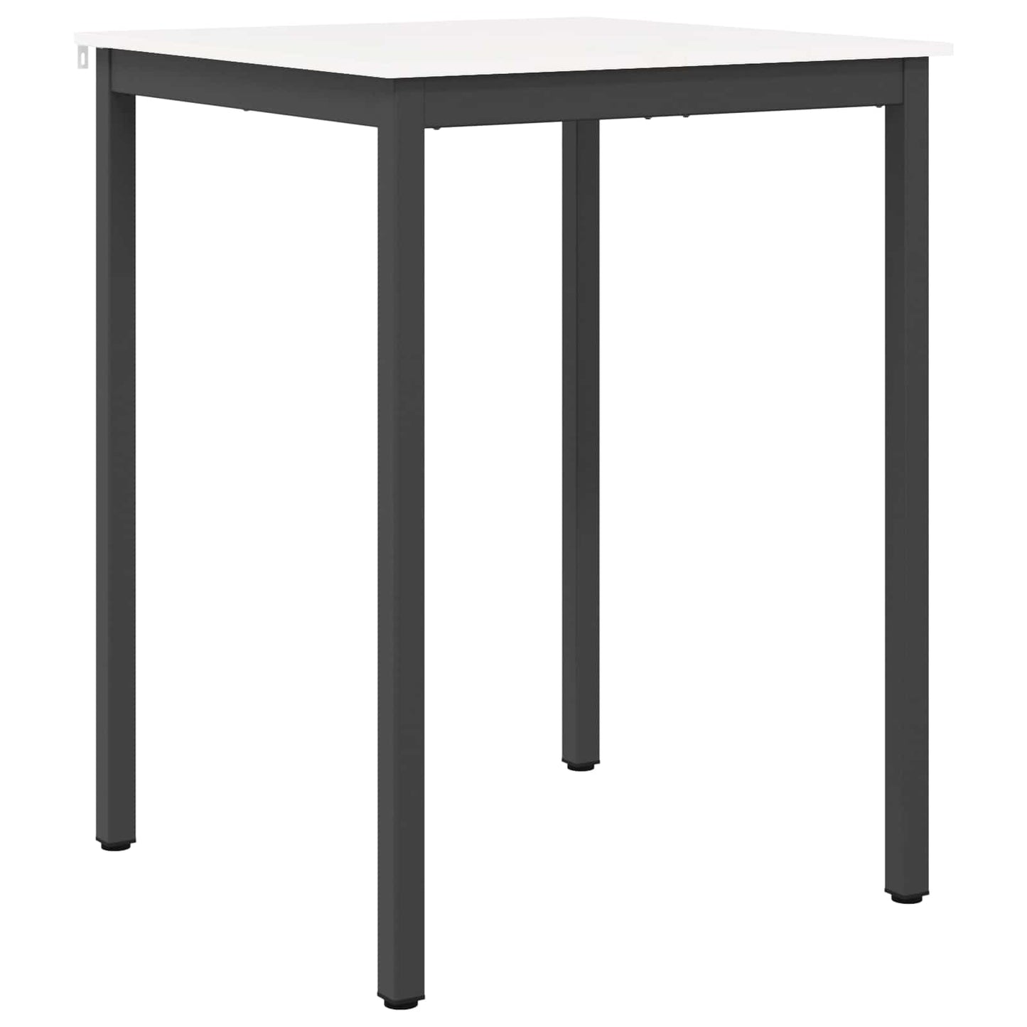 Bar Table White 80 x 80 x 105 cm Solid Pine Wood