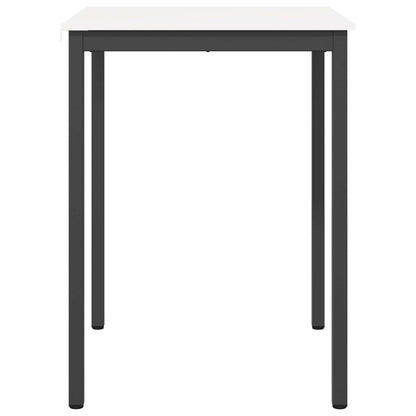 Bar Table White 80 x 80 x 105 cm Solid Pine Wood