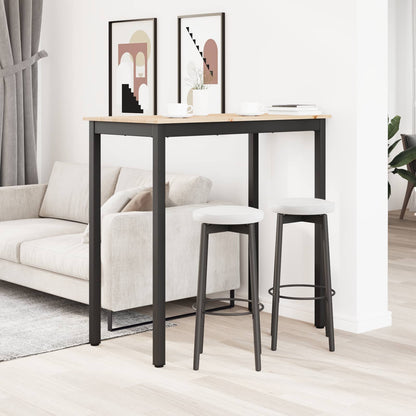 Bar Table Natural 110 x 55 x 105 cm Solid Pine Wood