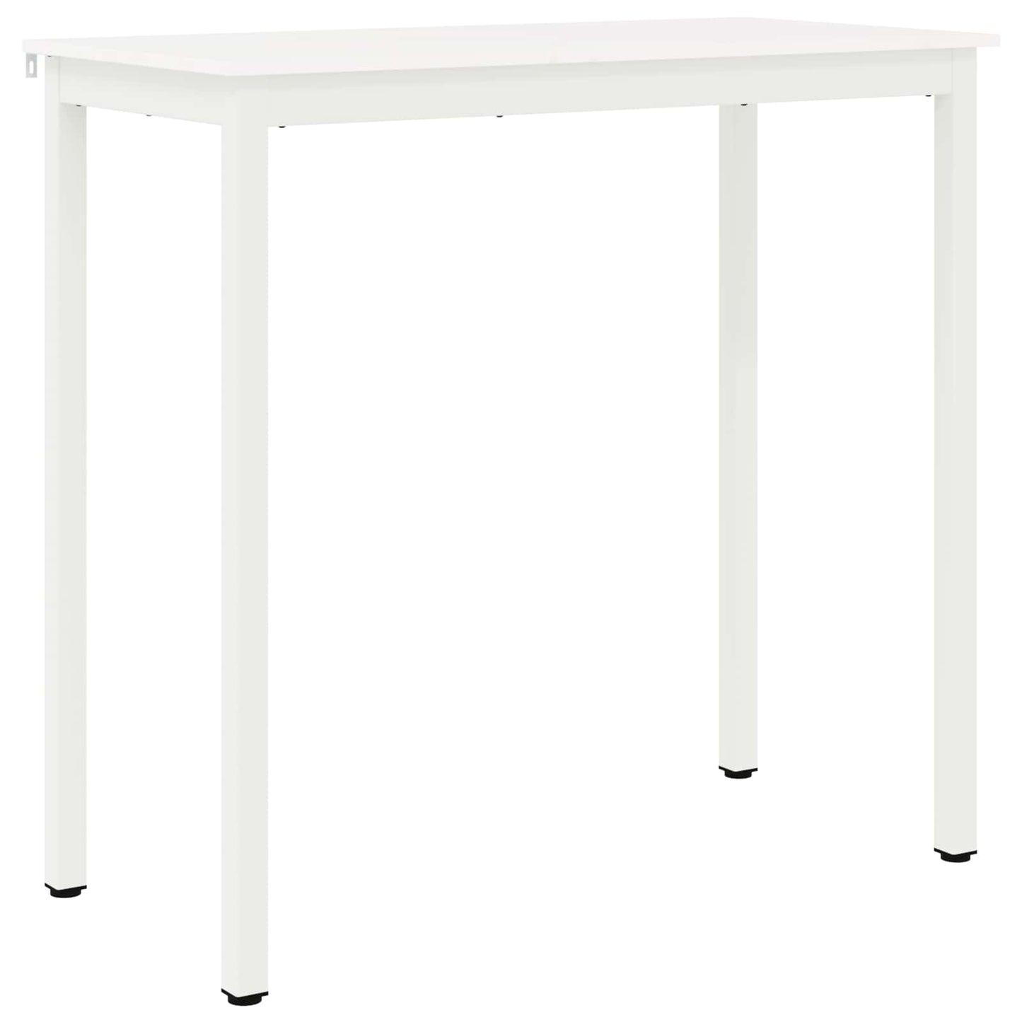 Bar Table White 110 x 55 x 105 cm Solid Pine Wood