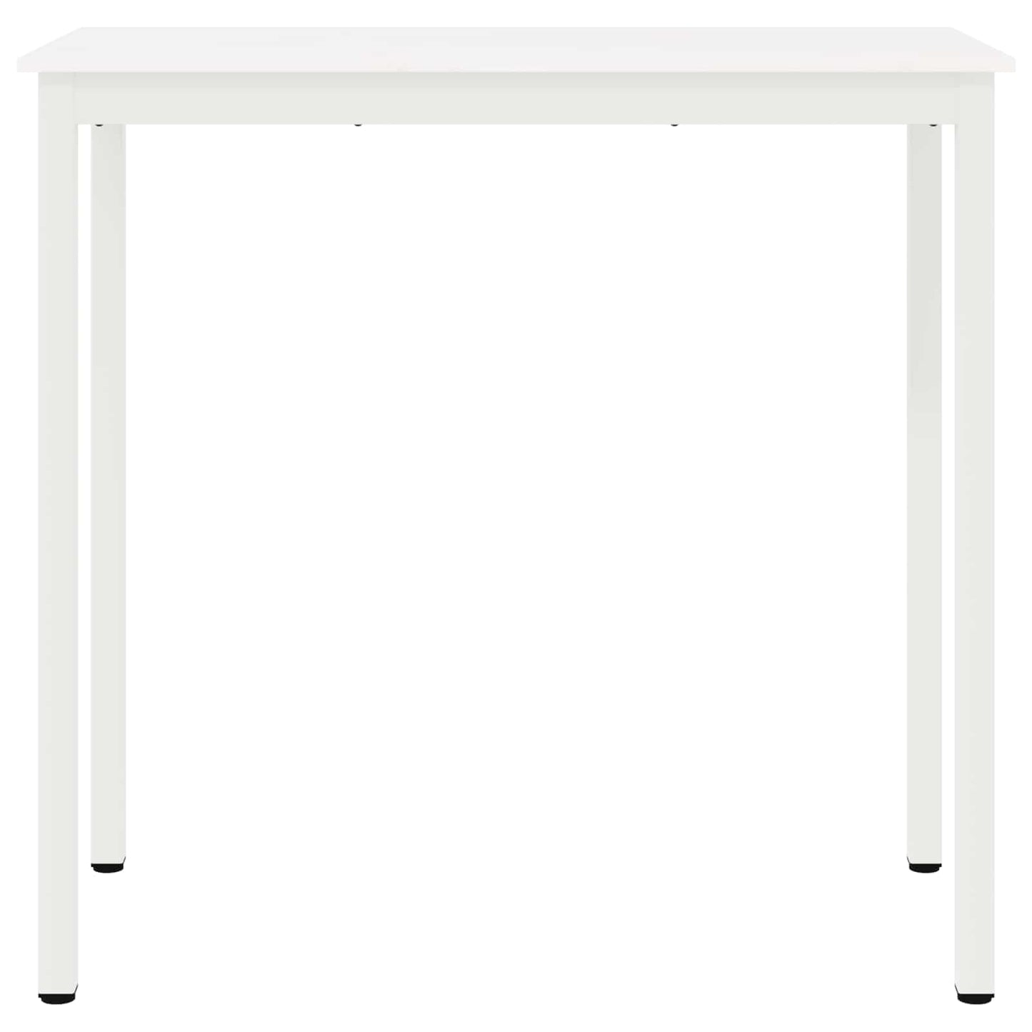 Bar Table White 110 x 55 x 105 cm Solid Pine Wood