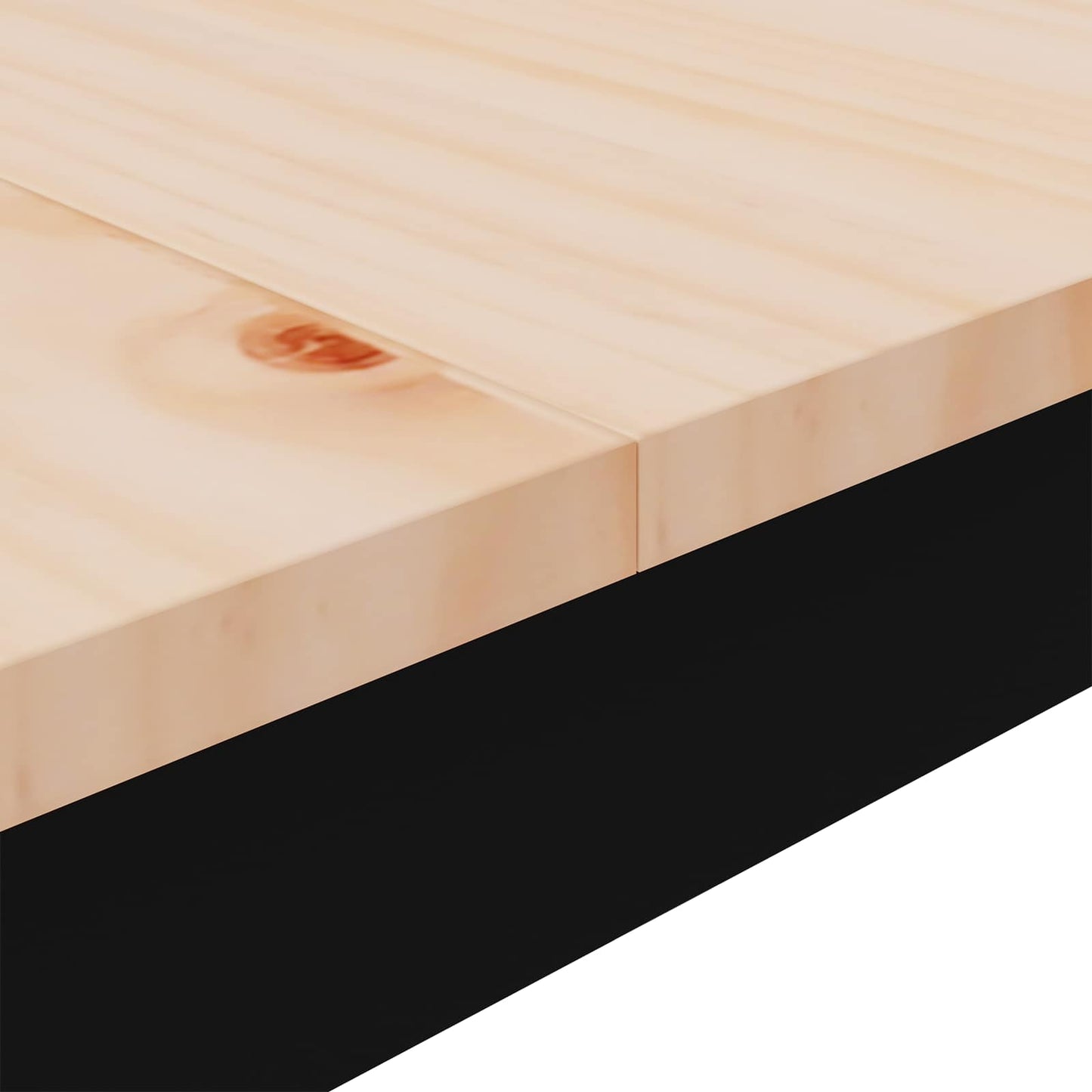 Bar Table Natural 110 x 110 x 105 cm Solid Pine Wood
