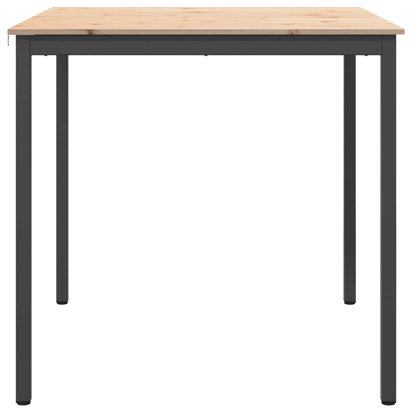 Bar Table Natural 110 x 110 x 105 cm Solid Pine Wood