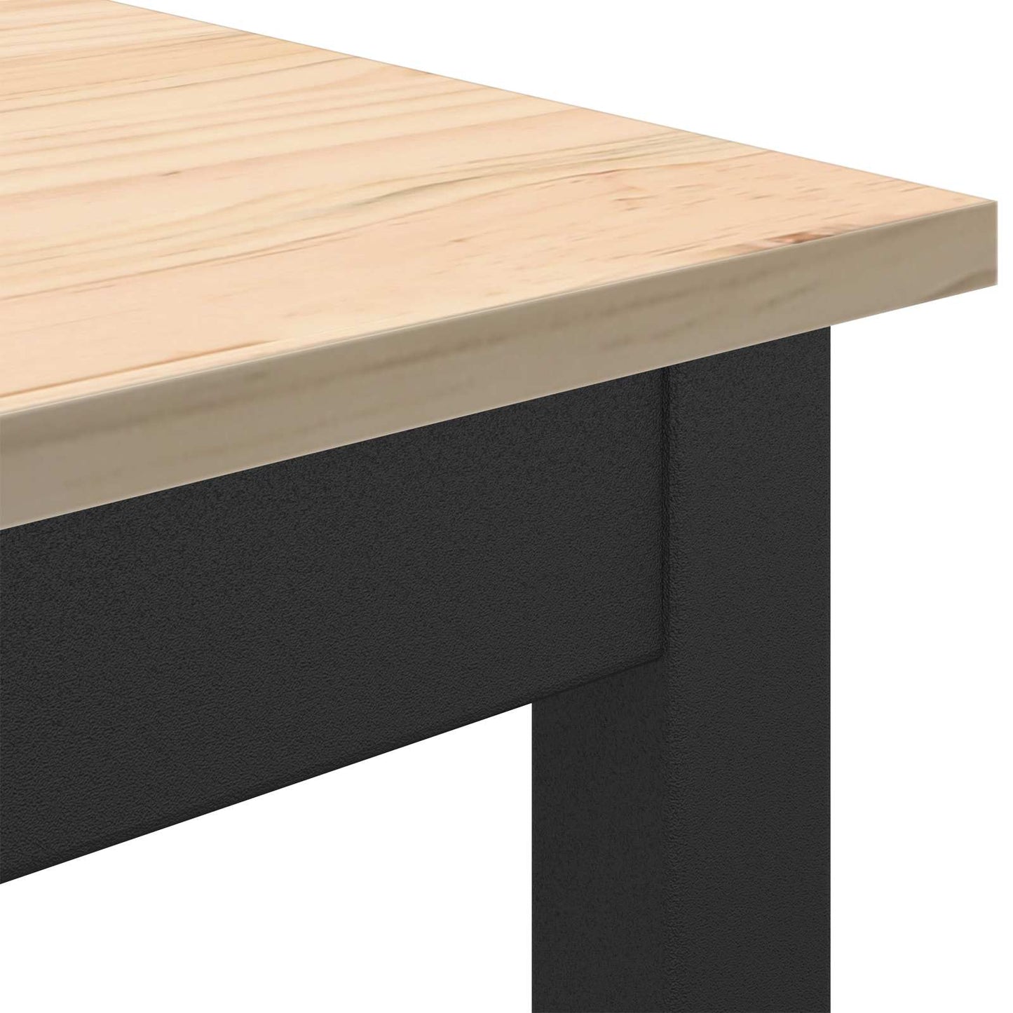 Bar Table Natural 140 x 80 x 105 cm Solid Pine Wood