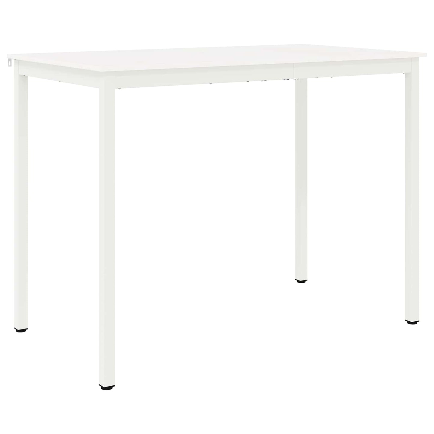 Bar Table White 140 x 80 x 105 cm Solid Pine Wood