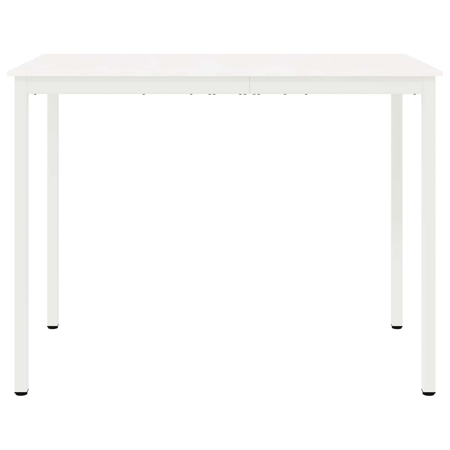 Bar Table White 140 x 80 x 105 cm Solid Pine Wood