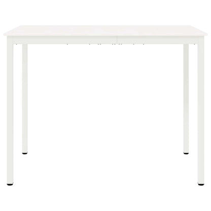 Bar Table White 140 x 80 x 105 cm Solid Pine Wood