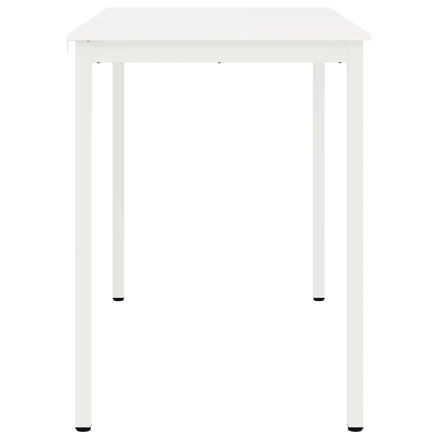 Bar Table White 140 x 80 x 105 cm Solid Pine Wood