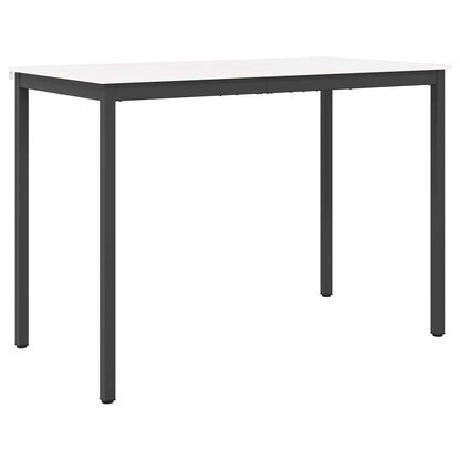 Bar Table White 150 x 80 x 105 cm Solid Pine Wood