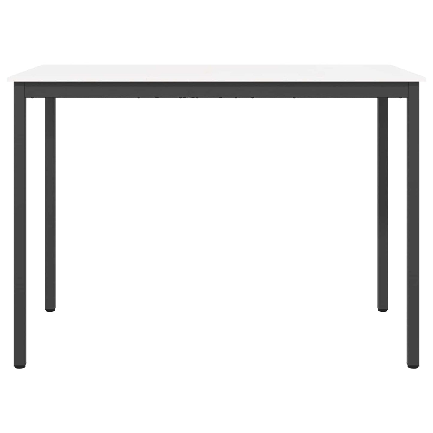 Bar Table White 150 x 80 x 105 cm Solid Pine Wood