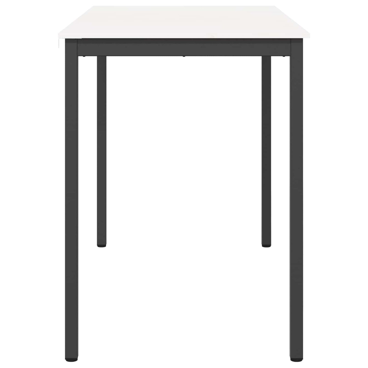Bar Table White 150 x 80 x 105 cm Solid Pine Wood