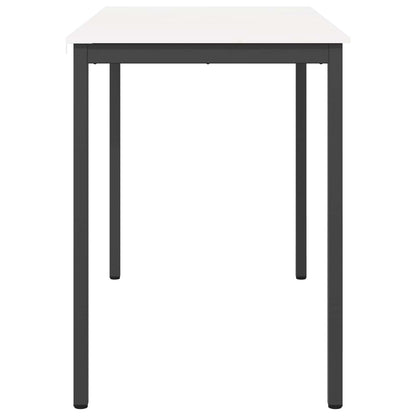 Bar Table White 150 x 80 x 105 cm Solid Pine Wood
