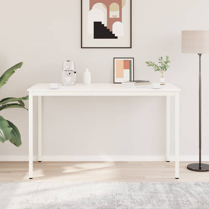 Bar Table White 180 x 90 x 105 cm Solid Pine Wood