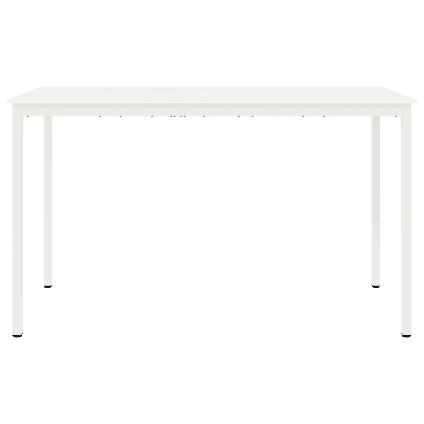 Bar Table White 180 x 90 x 105 cm Solid Pine Wood