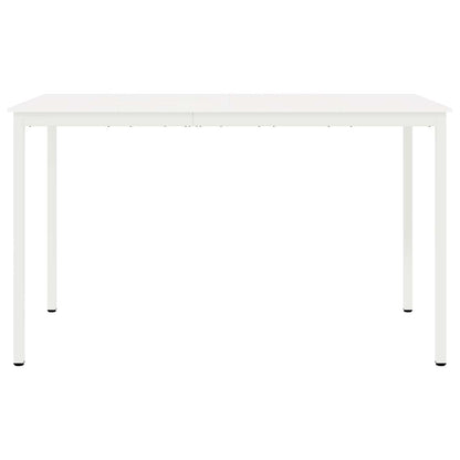 Bar Table White 180 x 90 x 105 cm Solid Pine Wood