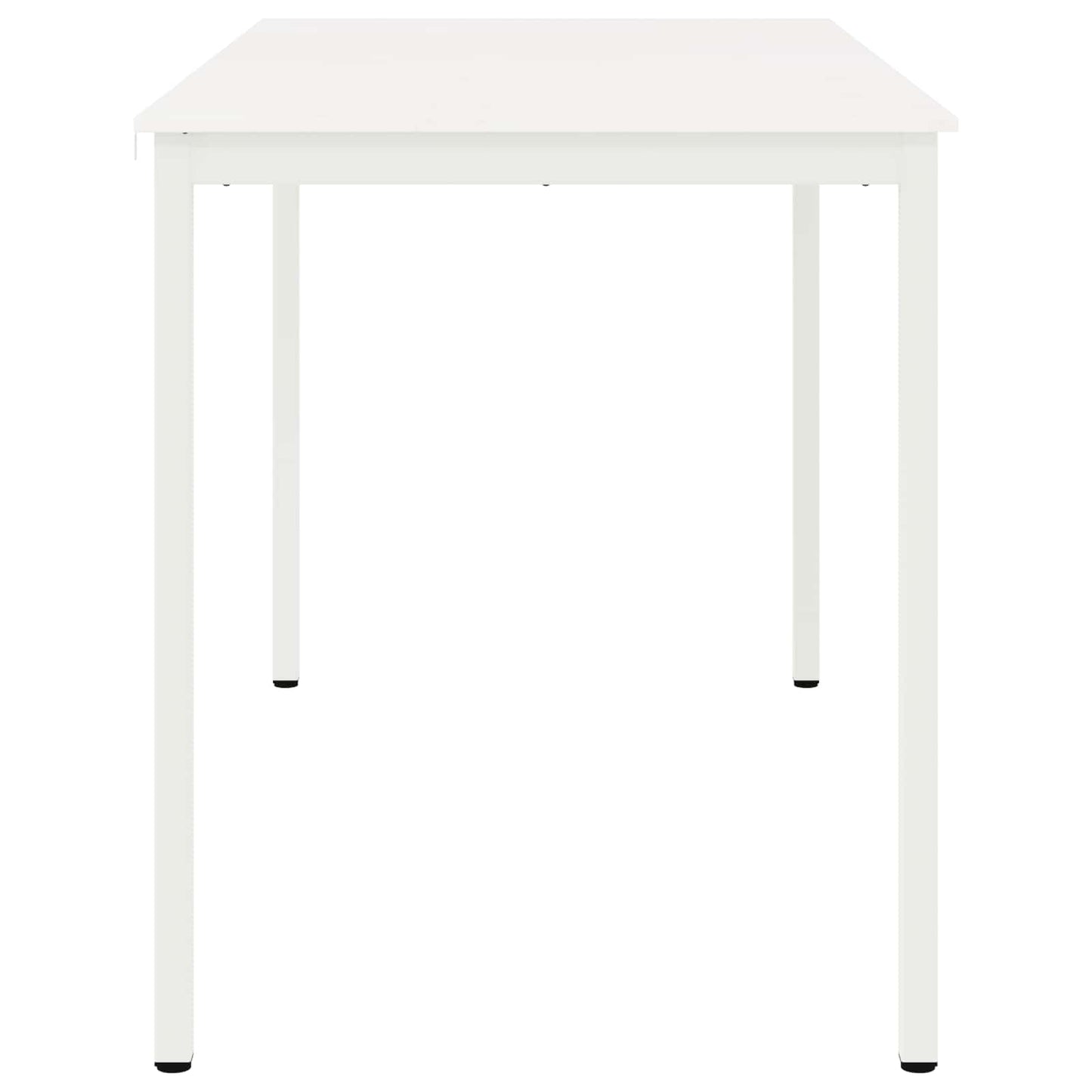 Bar Table White 180 x 90 x 105 cm Solid Pine Wood