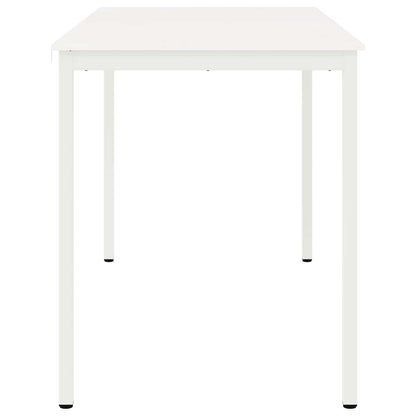 Bar Table White 180 x 90 x 105 cm Solid Pine Wood