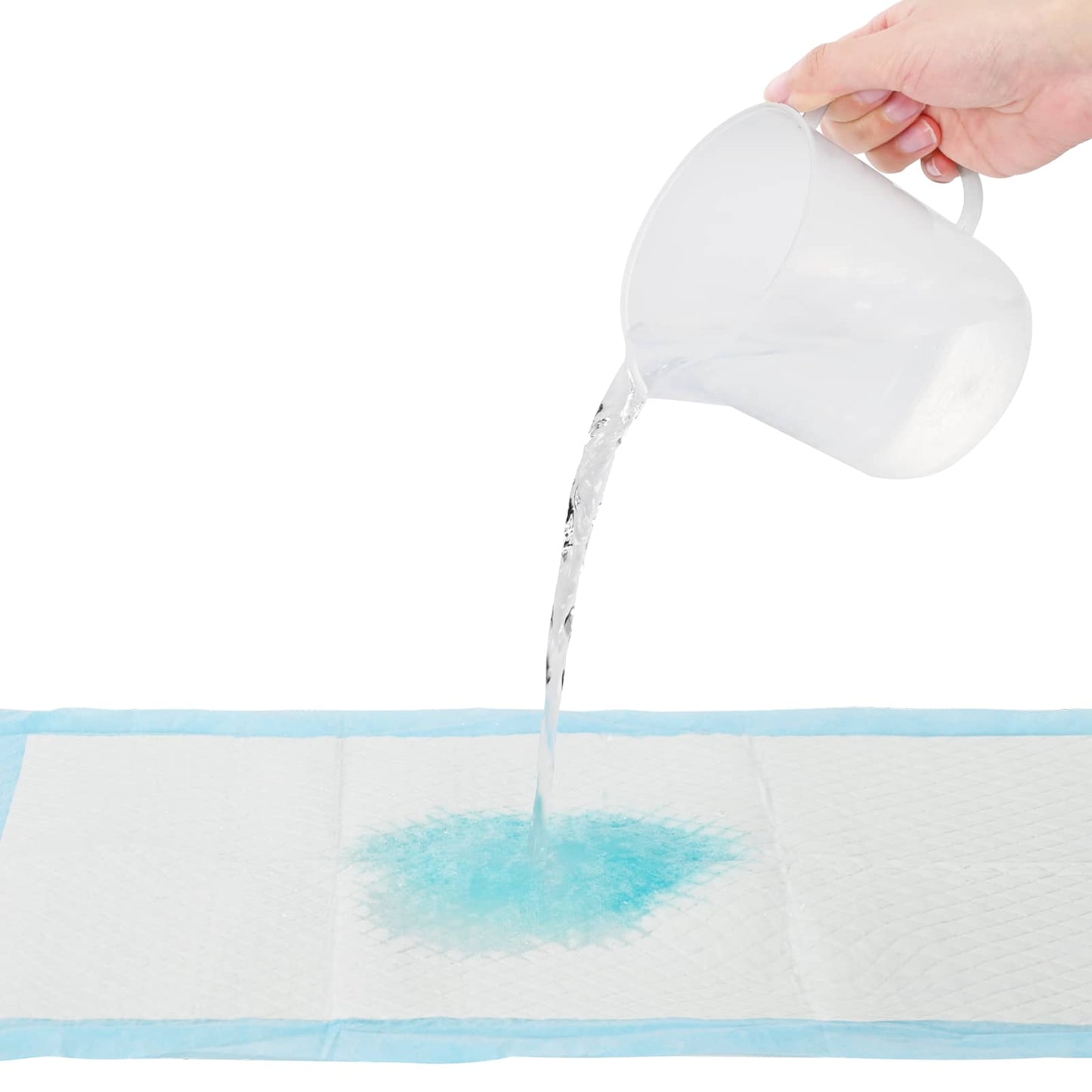 Non-woven Fabric Pet Training Pad 50 pcs Blue and White