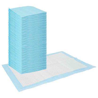 Non-woven Fabric Pet Training Pad 100 pcs Blue and White