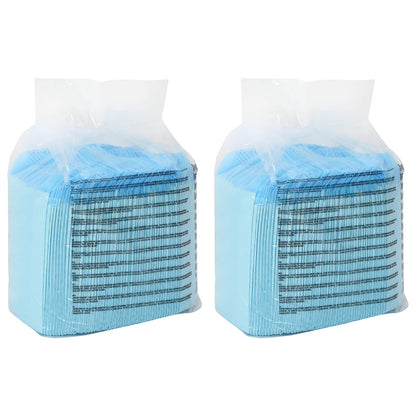 Non-woven Fabric Pet Training Pad 100 pcs Blue and White
