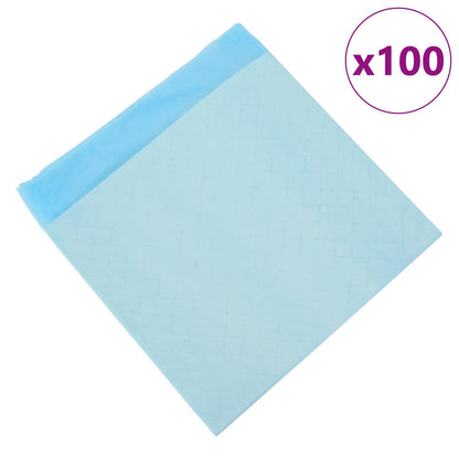 Non-woven Fabric Pet Training Pad 100 pcs Blue and White