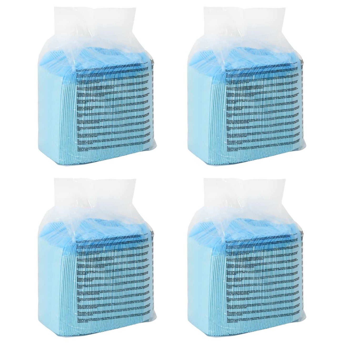 Non-woven Fabric Pet Training Pad 200 pcs Blue and White