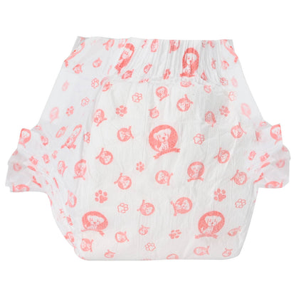 Disposable Dog Diaper Female 30 pcs White M