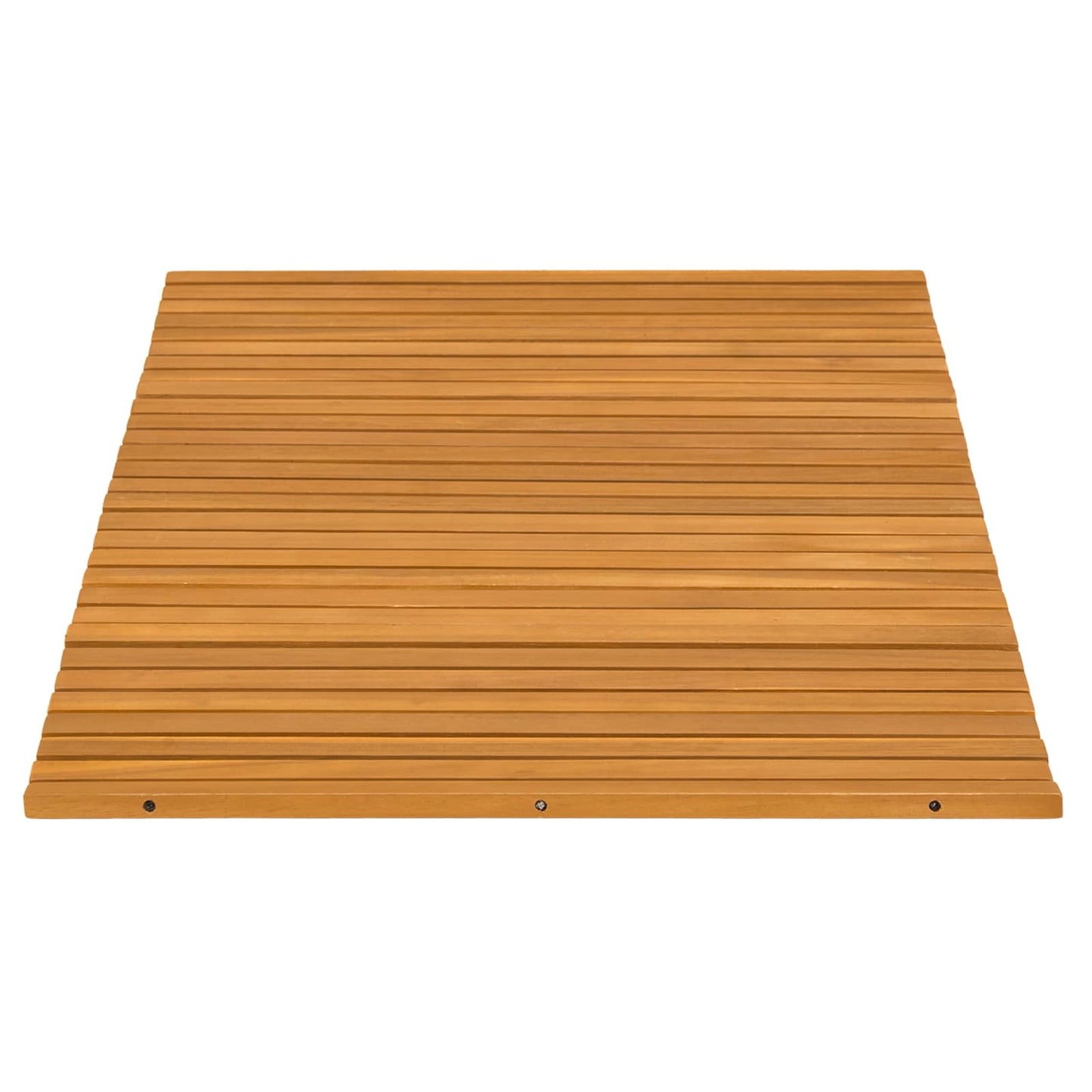 Bath Mat Folding Brown 80 x 50 cm Solid Acacia Wood