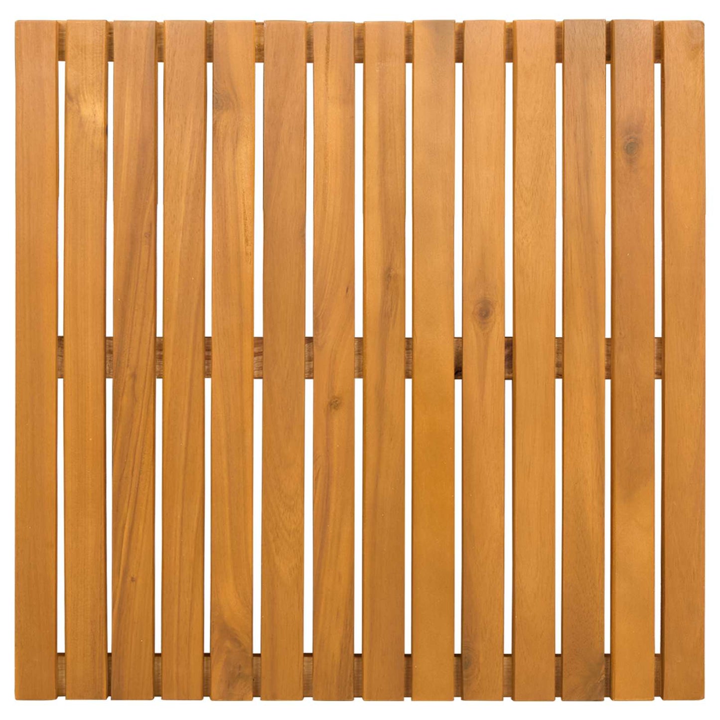 Bath Mat Plain Brown 50 x 50 cm Wood