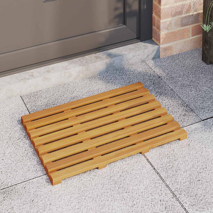 Bath Mat Plain Brown 56 x 37 x 2.5 cm Wood